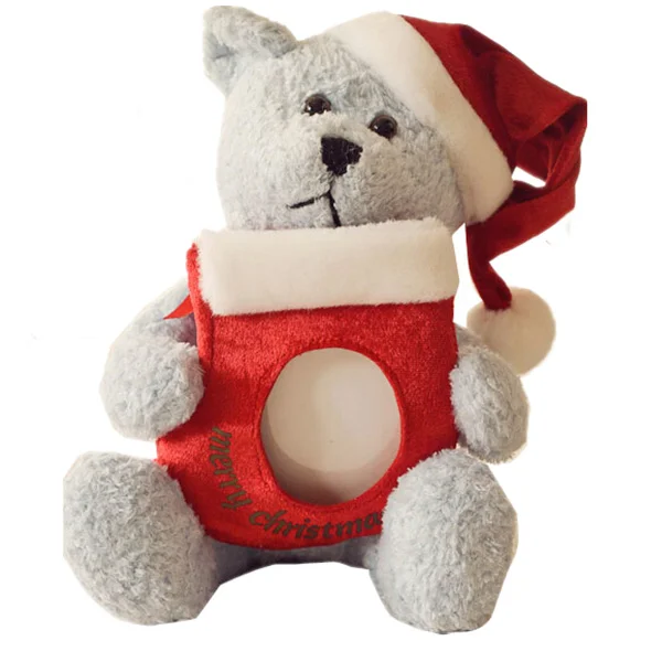 12 inches Super Soft Plush Brown Teddy Bear with Picture Frame Custom Plush Toys Teddy Bear