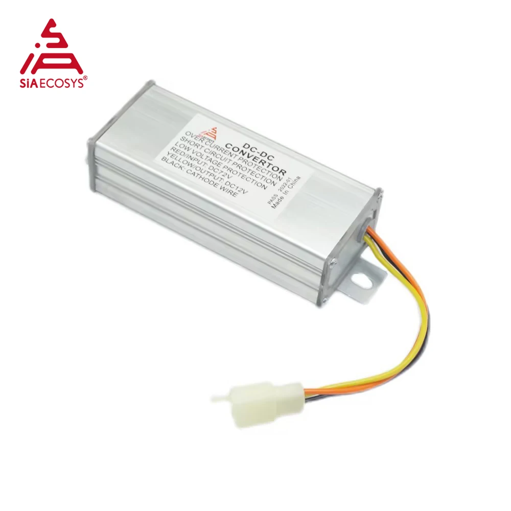 Распродажа! DC-DC преобразователь QS 72V на 12V 15A для электрического велосипеда/электрического скутера/электромобиля