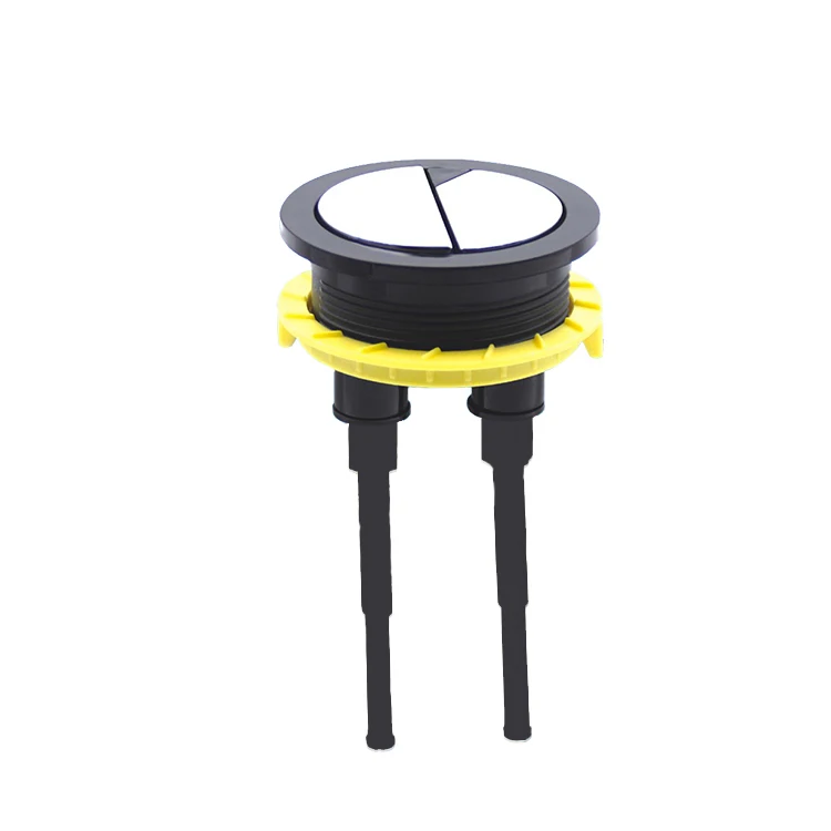 Toilet Tank Dual Flush Fittings Spiral Adjustable Fill Valve Pull Inlet Valve For One-Piece Universal 2 Inch Fill Flush Valve