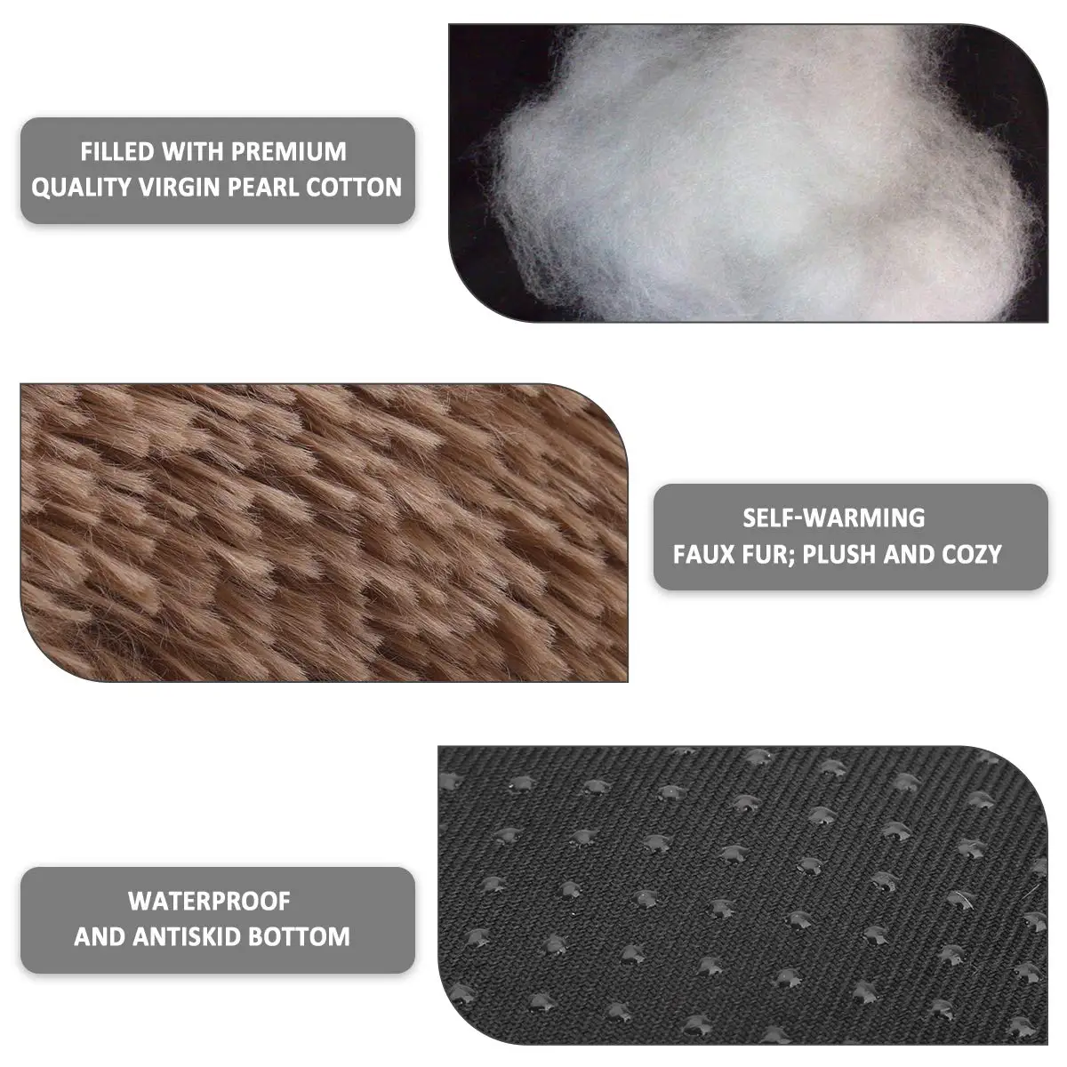 Fast Delivery Good Quality Reduce Anxiety Comfortable Washable Removable Cover Pet Dog Bed Luxury Human Boucle Dog House Bed