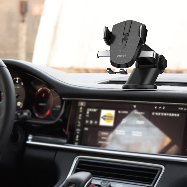 MEIDI Nice Quality Angle Adjustment Tempered 3 in 1 Air Vent Dashboard Car Phone Holder