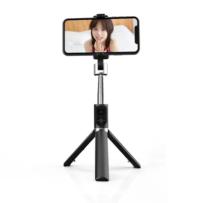 Selfie Stick Tripod with Remote, Extendable Selfie Stick Tripod with LED Ring Light