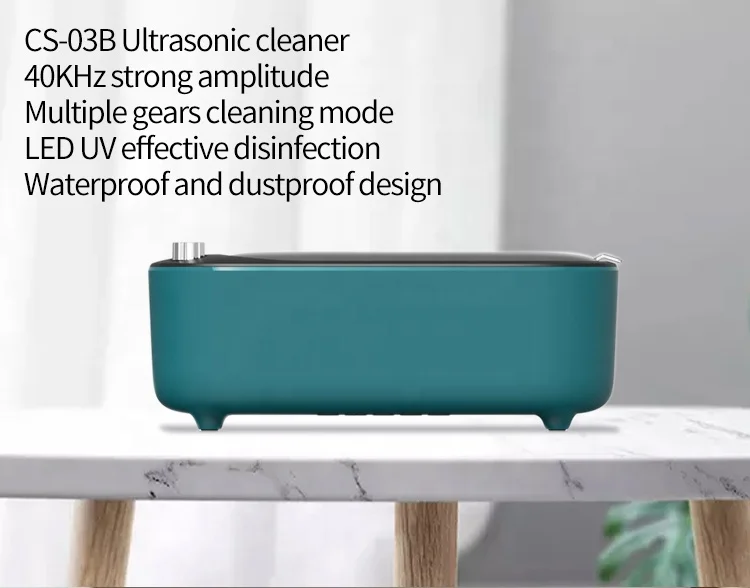 Birthday Gift GEZHE Ultrasonic Washing Machine Ultrasound Cleaner Jewelry Household Ultrasound Cleaner