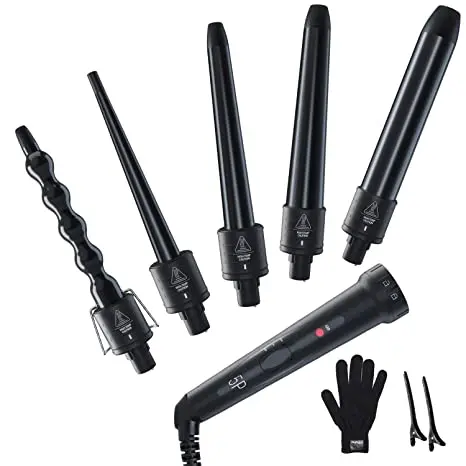 Hair Curler Ceramic Ionic LCD Curling Iron Hair Waver Hair Styling Tools
