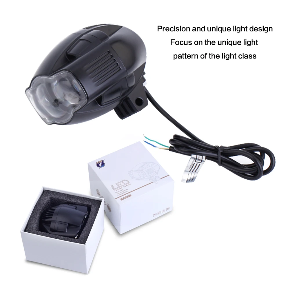 Внешние электрические фары, вспомогательные огни, система освещения для мотоцикла, 20 Вт, светодиодная прожекторная лампа