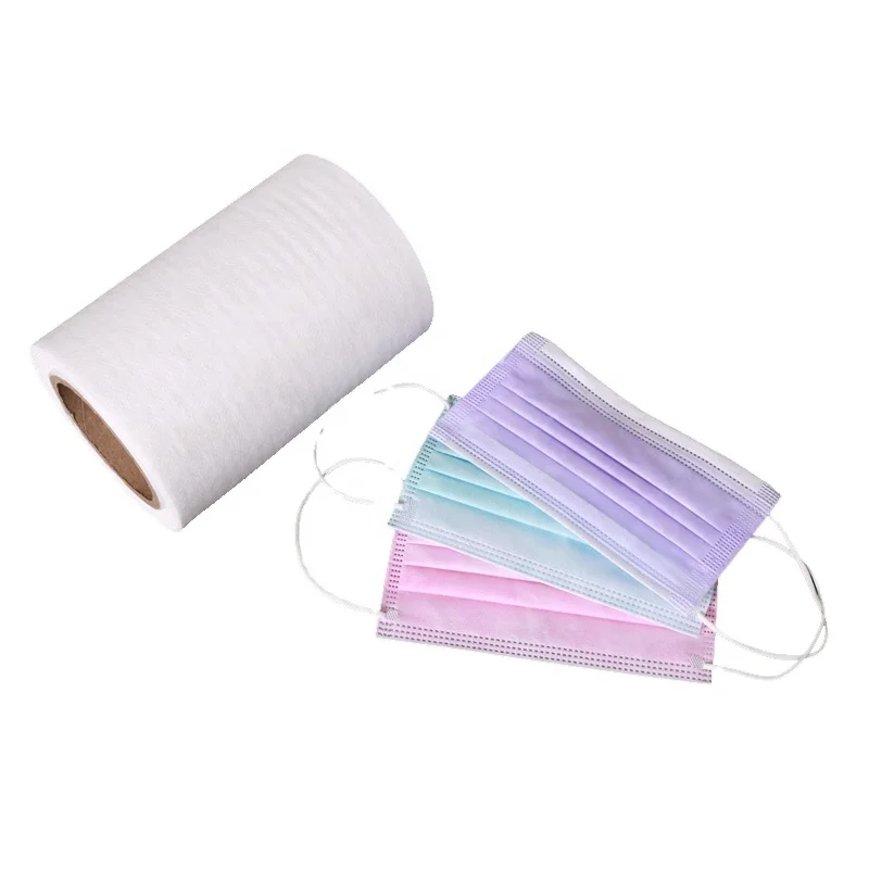 100% Pp Spunbond And Meltblown Non Woven Fabric Polypropylene Roll Colorful Nonwoven Fabric