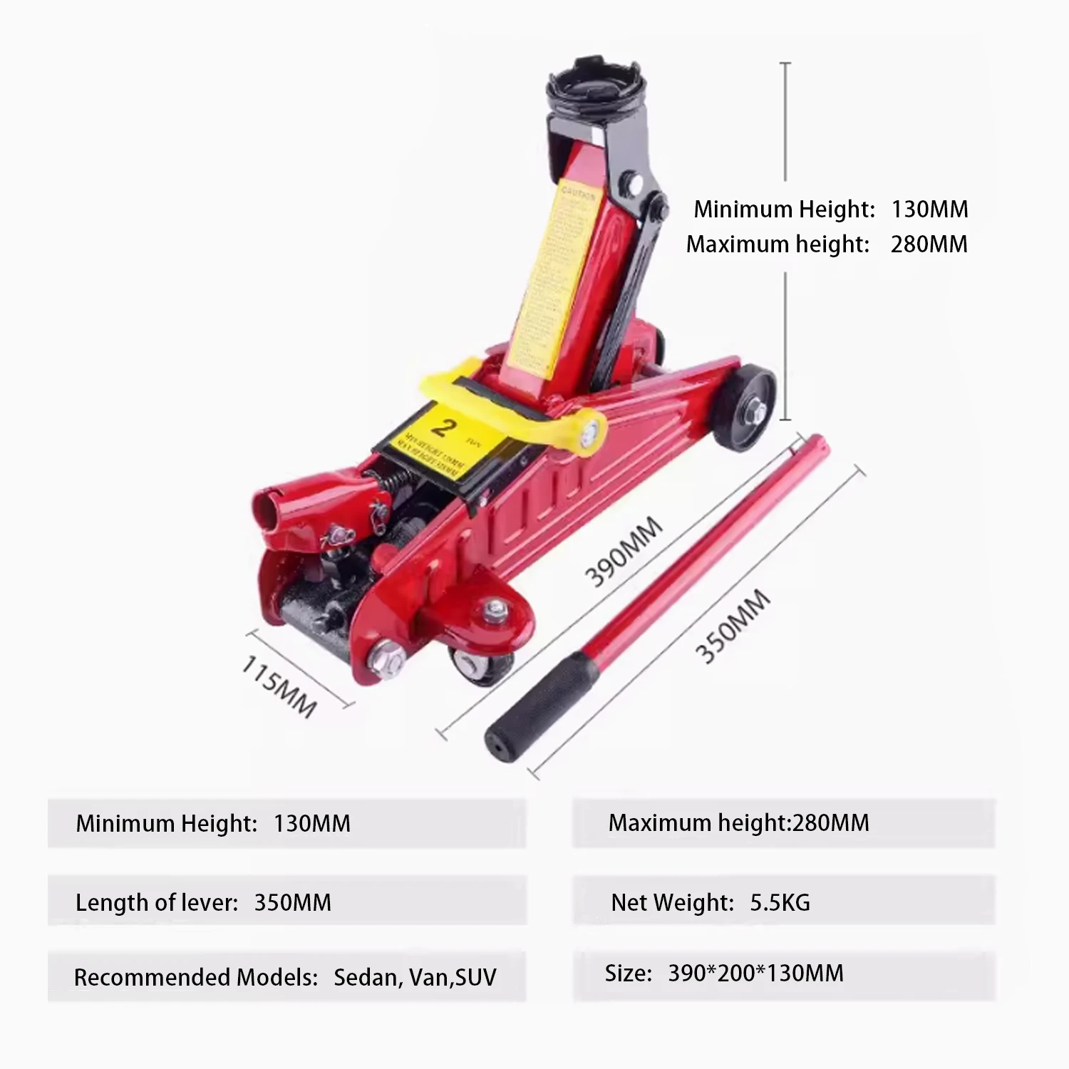 Multi-Scenario Car Jack:,From Roadside Emergencies to Garage Maintenance, DIY Projects & Off-Road Rescues