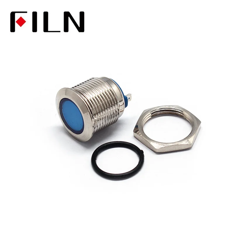 FILN 16MM 24V metal Medical equipment LED pilot lamp LED Indicator Light green outdoor led panel equipment light