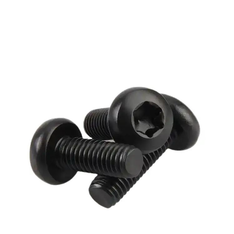 Din 7991 White M6 Steel Round Pan Head Screw DIN7991 Blue Zinc