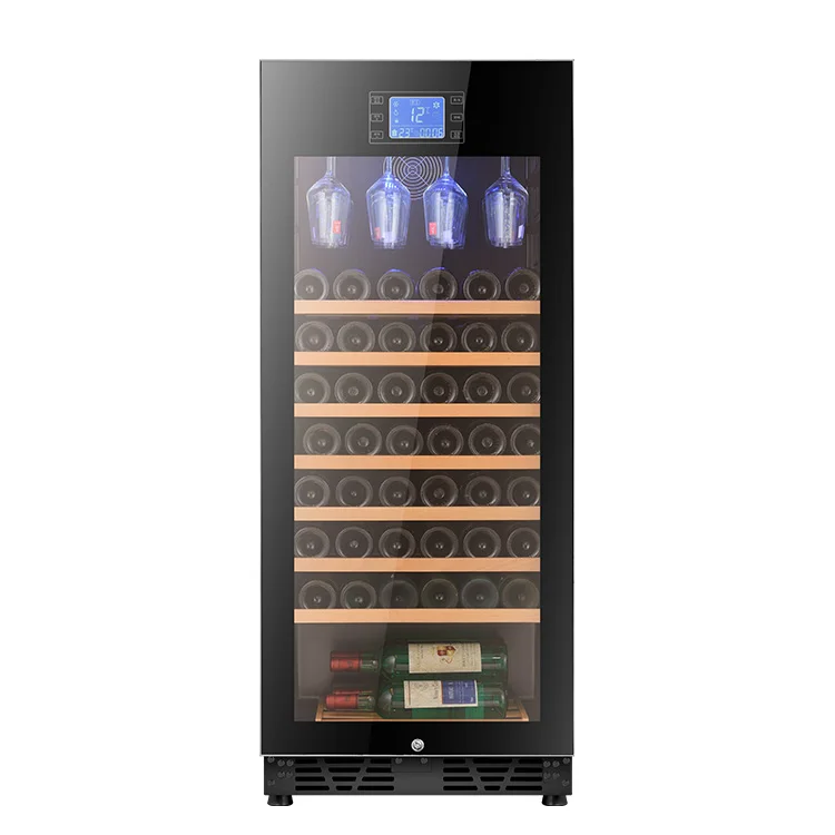 183LProfessional wholesale custom 65 wine bottles cooler refrigerator