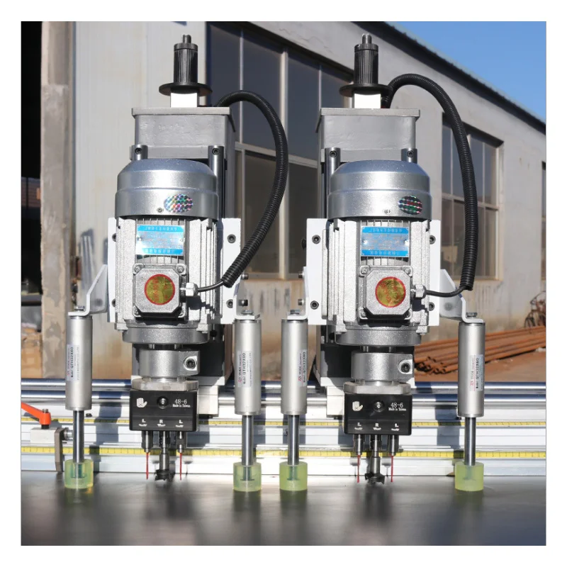 high quality double head wood door lock hole drilling machine double end boring cabinet making machine