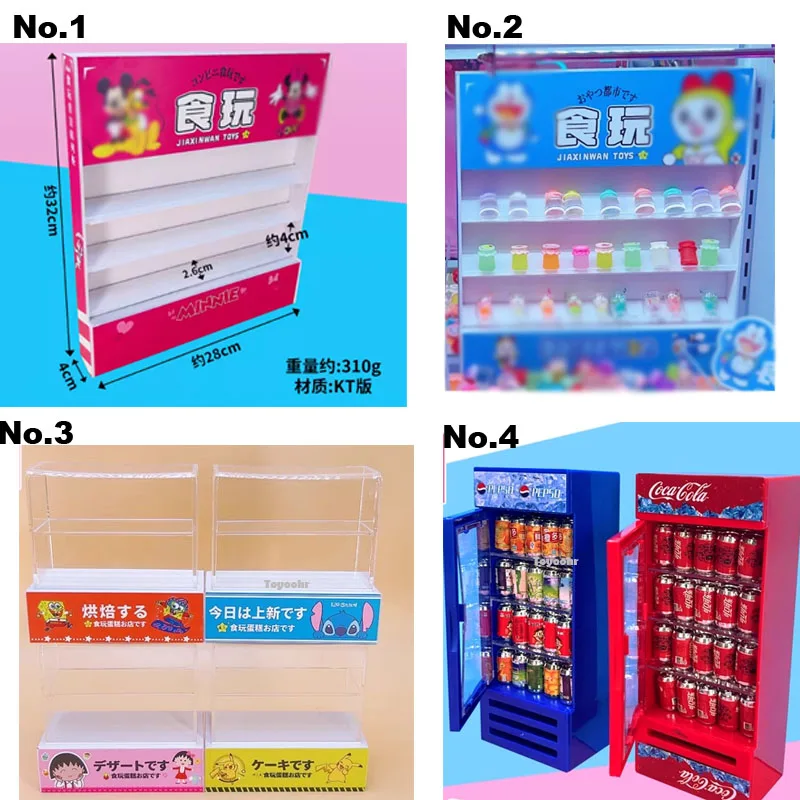 Boutique Classic Toys Food Catch Machine Beauty Show with Miniature Drink Bottles  claw doll Food Toys Modelling Machines