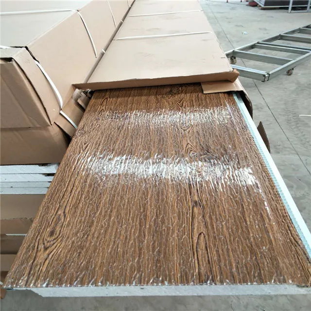 EPS precast sandwich panels with brick facade steel panel siding installation steel panel siding prices