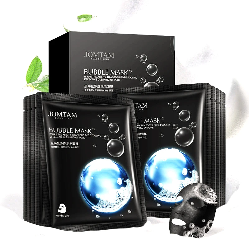 Image Beauty Amino Acid Bamboo Charcoal Oxygen Bubble Mask Moisturizing Moisturizing Mask Box