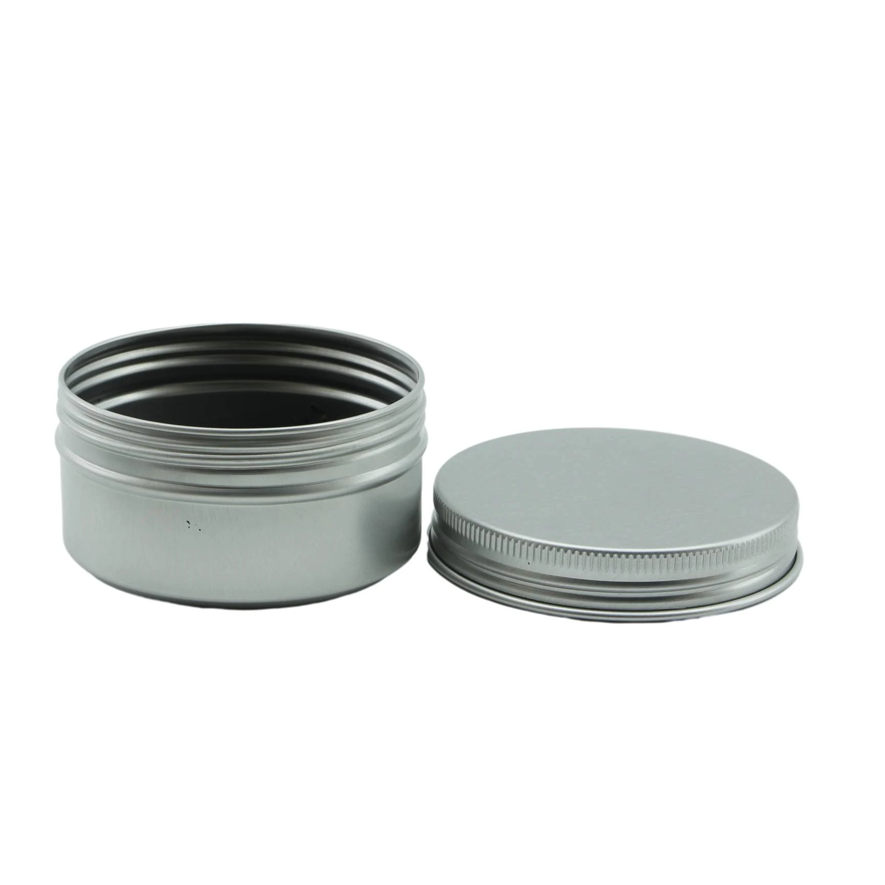 200ml Silver Aluminum Jars Metal Tin Can Aluminum Container Round Tin Box