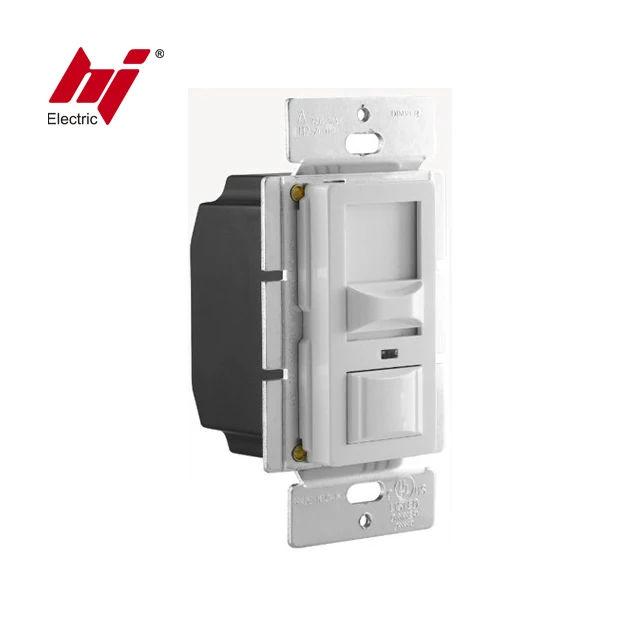 Three way 120V 600W incandescent led light dimmer switch with indicator light