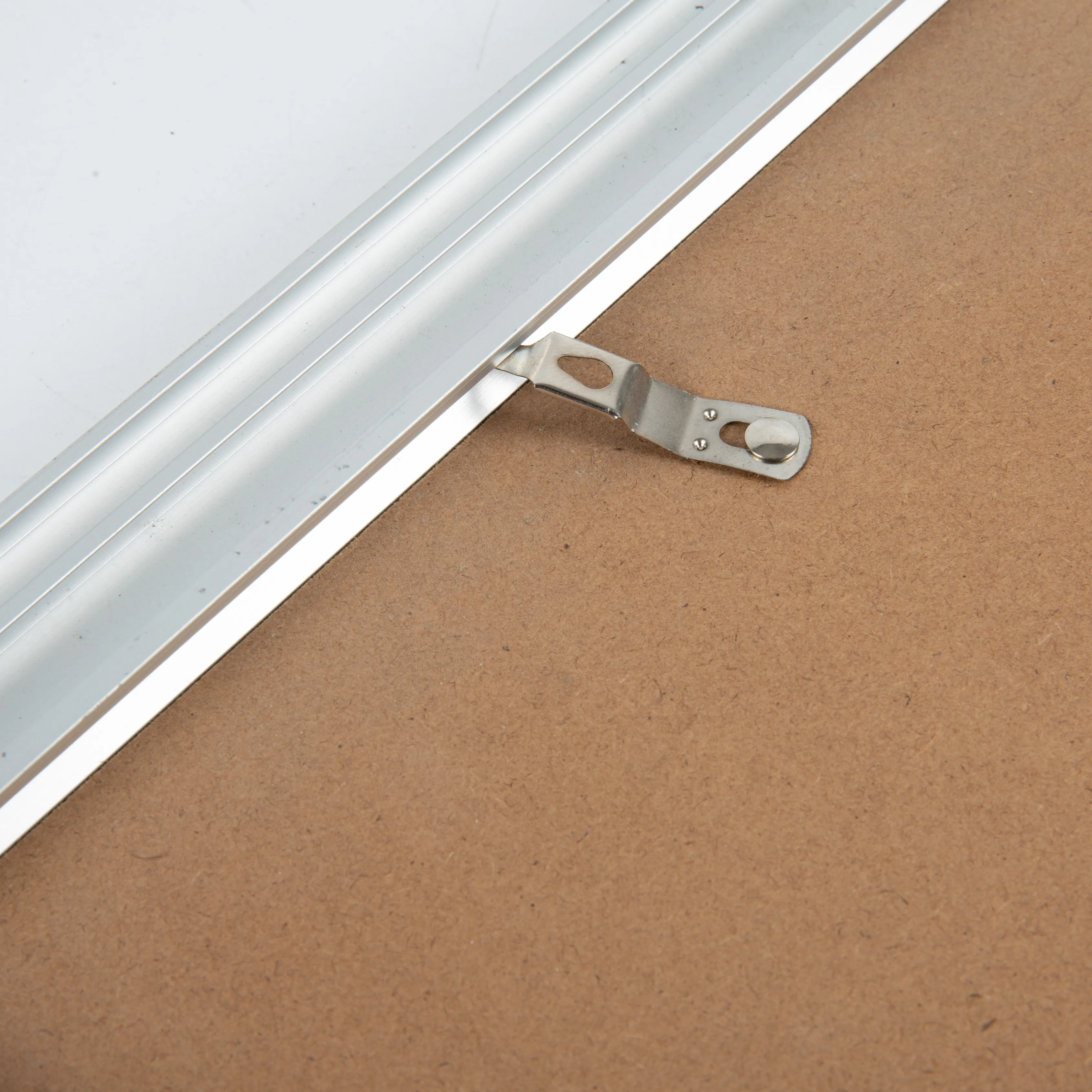 Wholesale Custom Desktop Standing Silver Black A4 Inch Metal Aluminum Alloy Photo Picture Frame With Glass