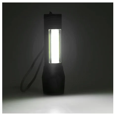 Mini LED Flashlight Built in Battery XP-G Q5 Torch Aluminum Waterproof Camping Bulbs Resistance Adjustable Zoomable Sport Light