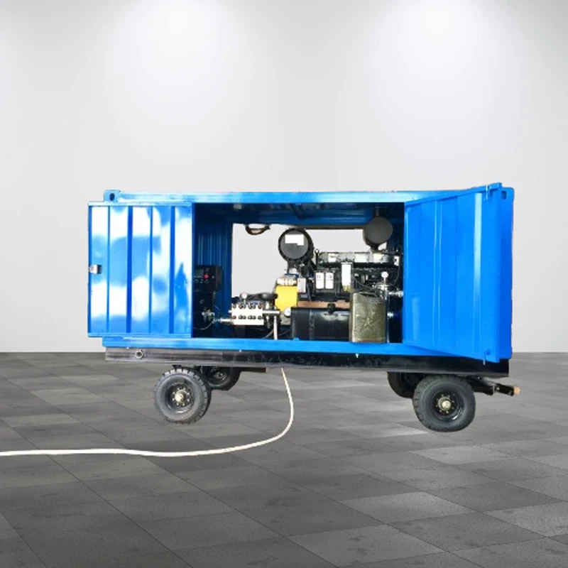 40000Psi Paint Rust Removal High Pressure Water Jet Cleaner Cleaning Hydro Blasting Jetting Machine