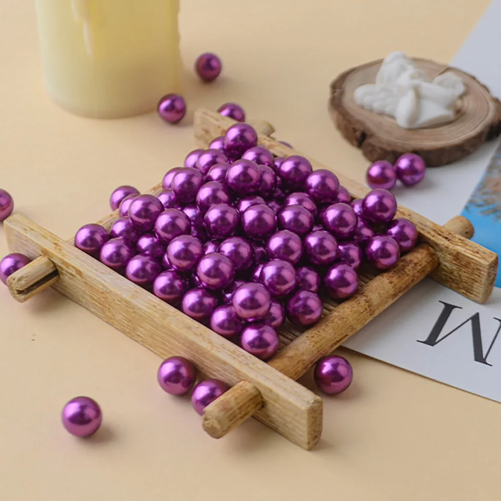 Wholesale ABS Acrylic Round Beads Faux Pearls NO Hole 1.3-10MM Mixed Color for Craft DIY Jewelry Making