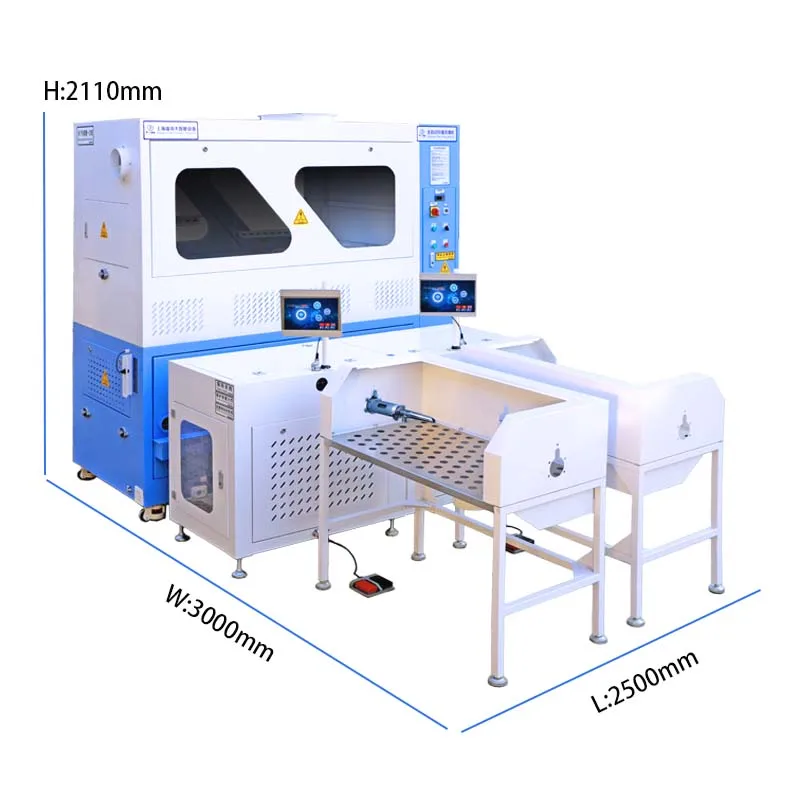 High Efficiency Fuda 8T6D Double Nozzles Automatic Down Sweater Duvet Polyester Staple Fiber Filling Machine