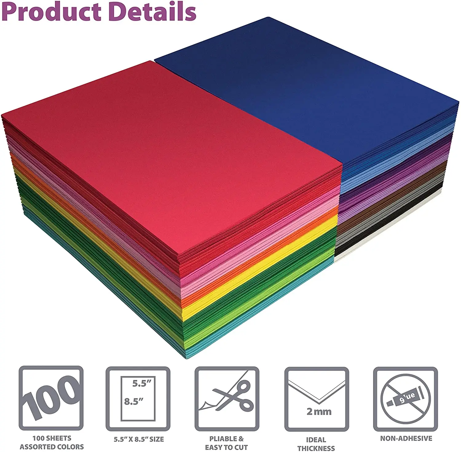 Non Toxic Custom Color Bulk high quality eco-friendly  EVA foam sheet Rubber Plastic DIY craft EVA foam rolls