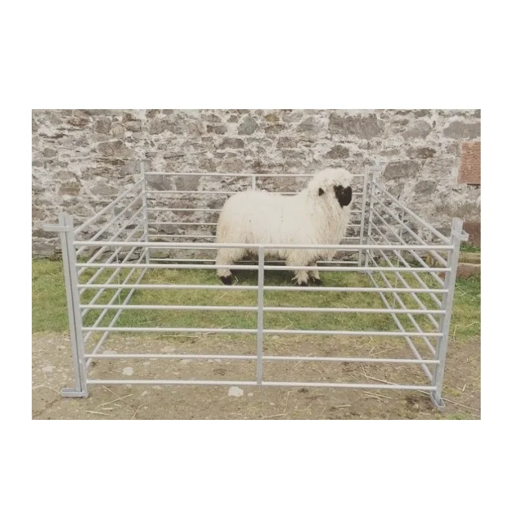 Ca US AU Farm Yard Corral/Heavy Duty Goat Sheep Fence & Gates/Portable Livestock  Equipment/Horse Round Pen Ranch Cattle Panels