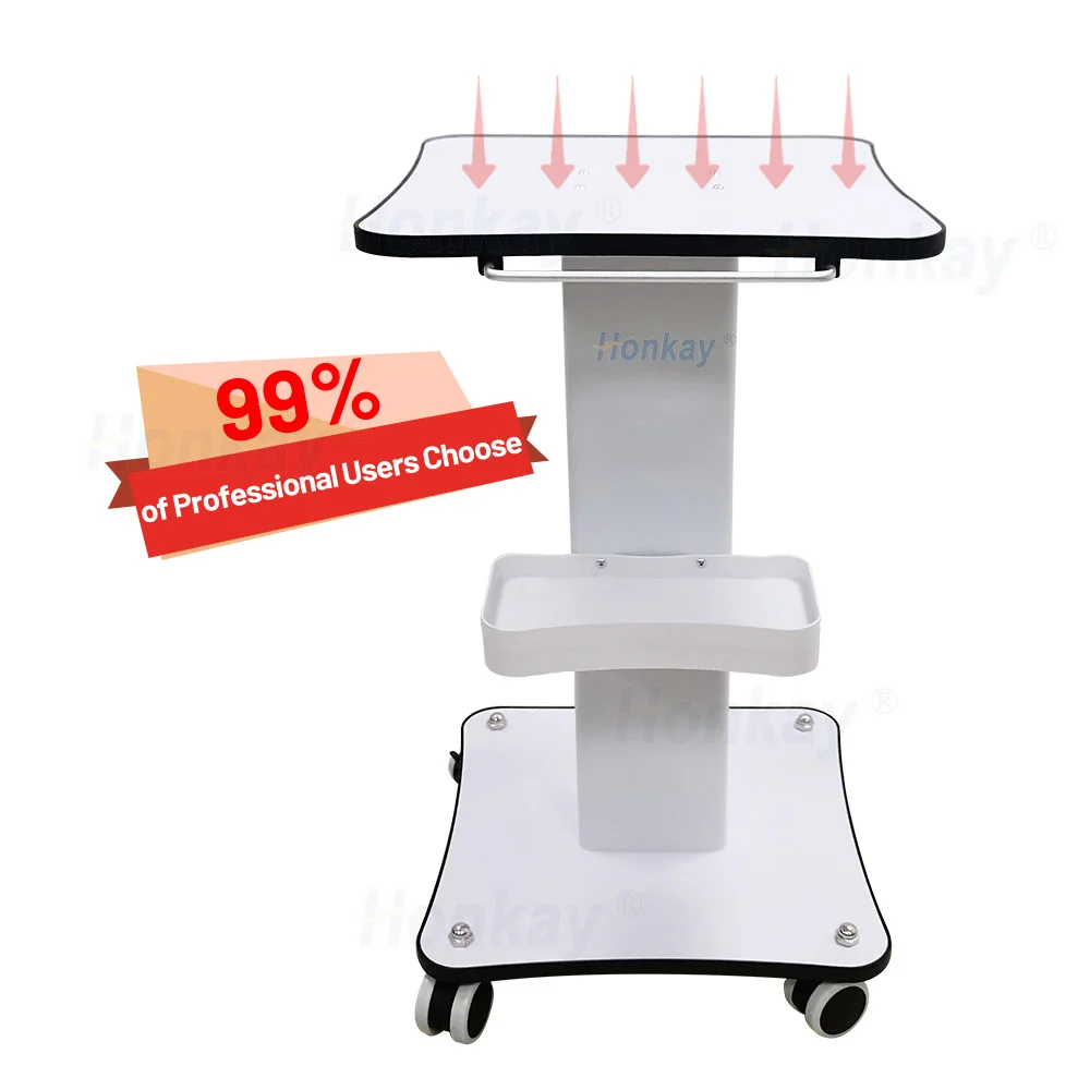Oem Factory Office Building Glam Hairdressing Wooden Salon Trolley