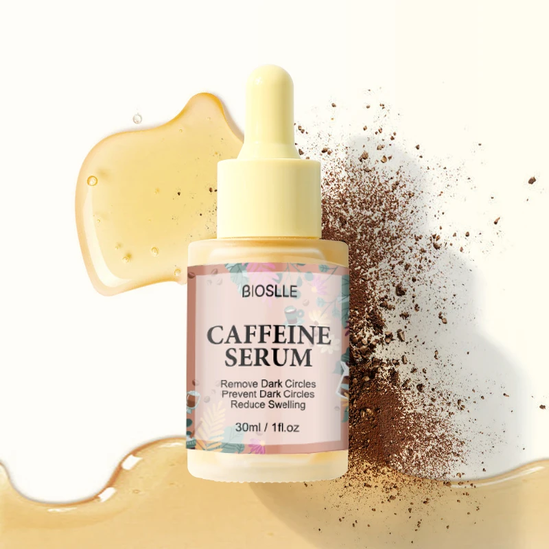 Custom Logo New Arrival 30ml Reduce Dark Circle Serum Brightening and Moisturizing Face Caffeine Essence