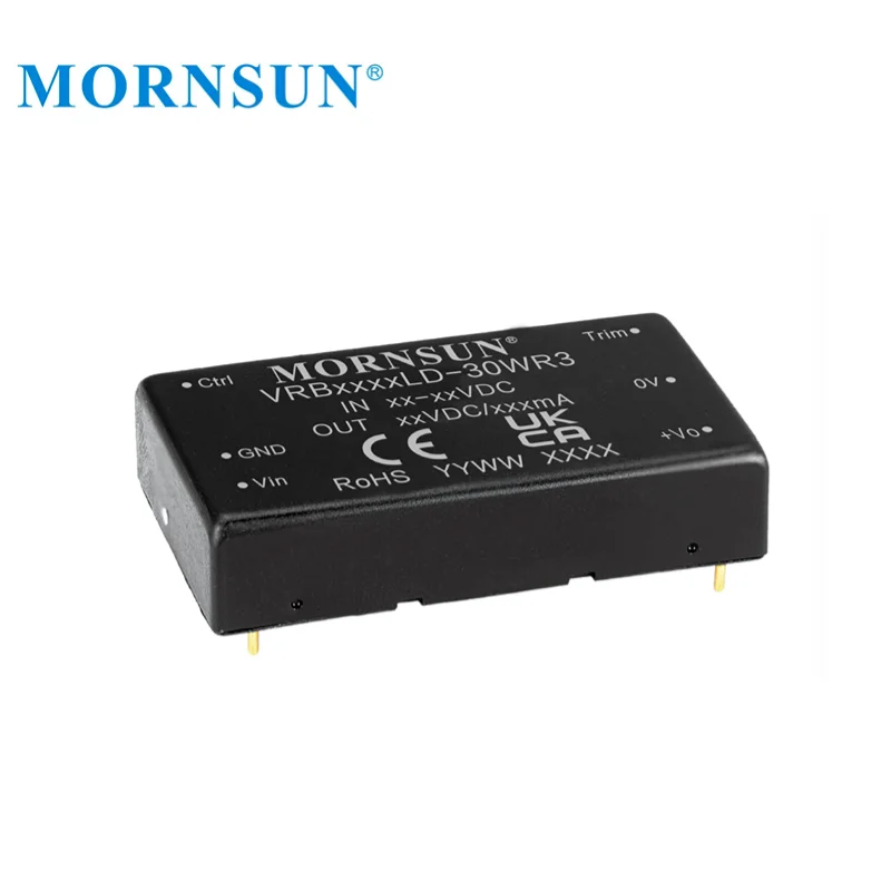 Mornsun VRB4812LD-30WR3 DC 12V 30W Step-up Boost Converter Power Supply 36-75V to 12V 30W Voltage Charger Step Down Module