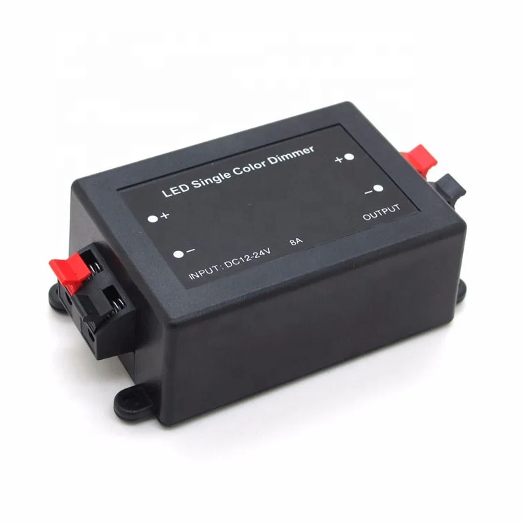 Single Color led Dimmer switch 3 Key RF Remote Control Wireless LED Controller 12V 24V DC 8A for LED Strip Light Rope