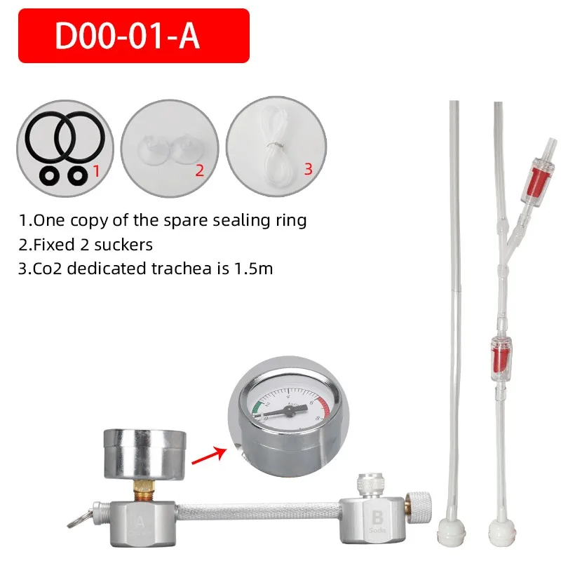 Wholesale Aquarium accessories diy set Homemade aquatic plant CO2 set kit Easily controlled aquarium CO2 generator