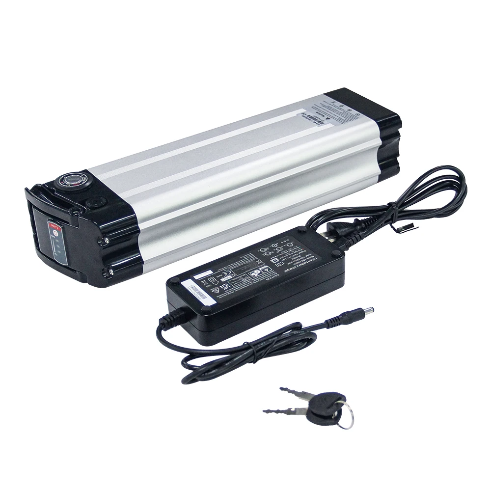 Silver Fish 36v 13ah Lithium Ion E Bike 48v Rechargeable Lifepo4 Ebike Battery Pack