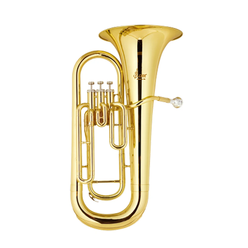 Brass Instruments Bb Euphonium Hug Bugle 28cm Horn 3 4 Keys Pistons On The Bass Tuba