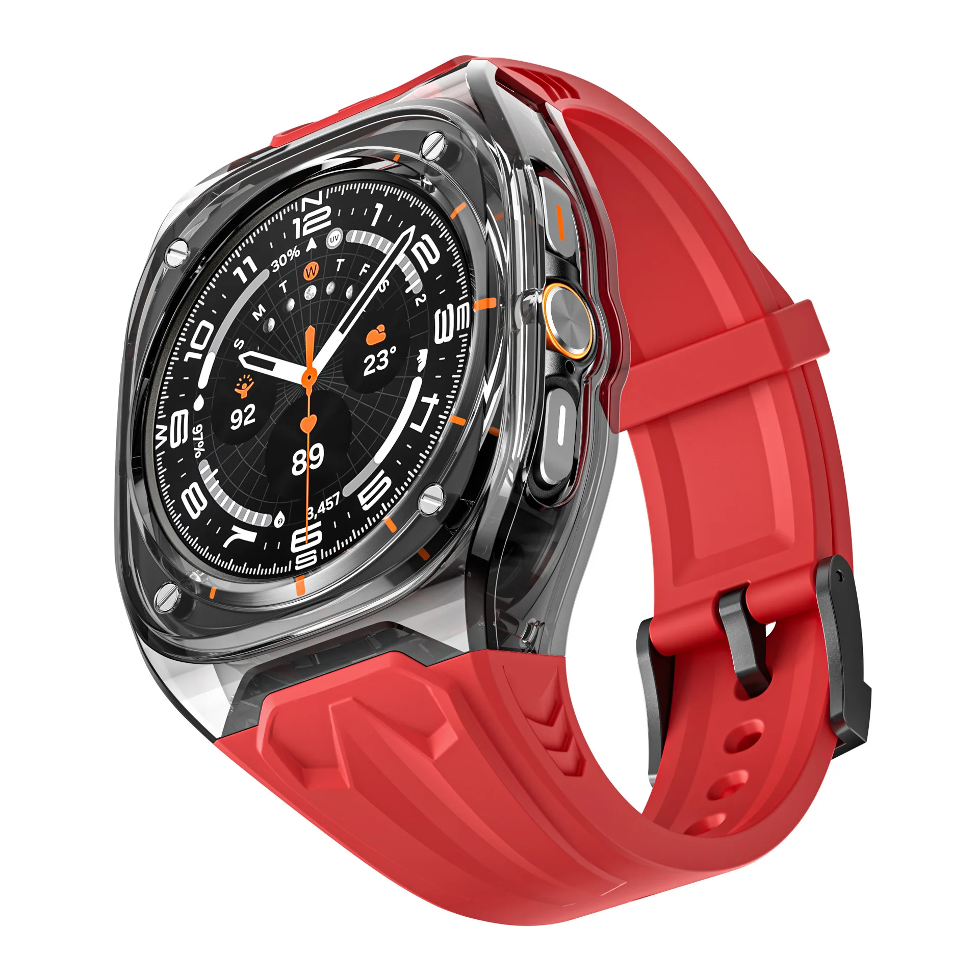 Подходит для Samsung watch47 ремешок часов высокого класса модификации прозрачный интегрированный
