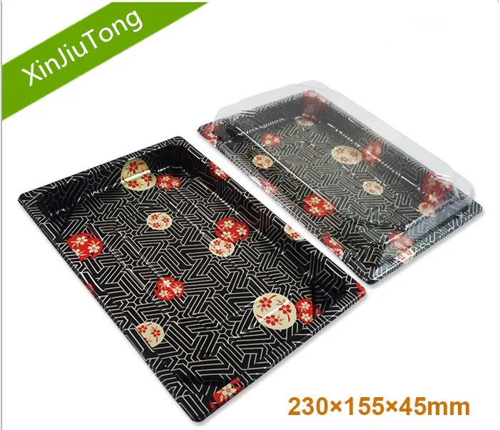 Одноразовый пластиковый поднос для суши, оптовая продажа, контейнер для суши, коробка для суши на вынос