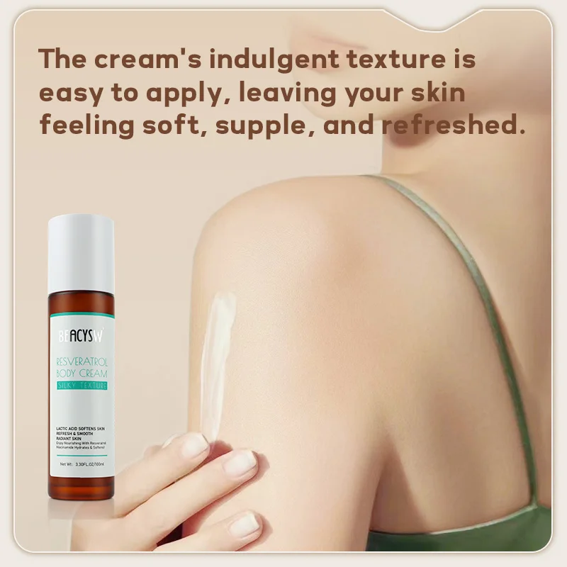 Resveratrol Retinol Body Lotion,Lightweight All-Over Body Moisturizer for Dark Spots and Aging Dry Skin