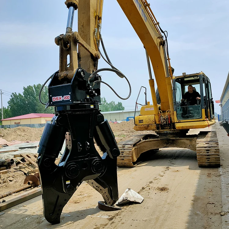 Hydraulic alligator shear Hydraulic Shear Cutting is suitable for metal recovery processing plant, scrap car dismantling field
