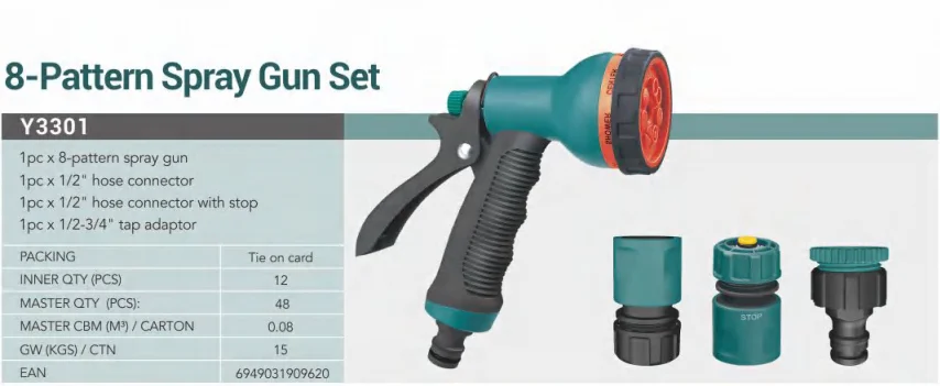 Gartenkraft высокое качество 8 рисунков антикоррозийный садовый шланг набор распылительных пистолетов