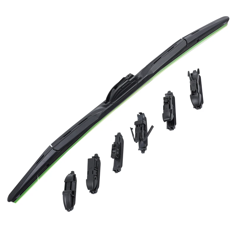 High Quality Multifunctional Special Rubber Car Parts Wiper Blade Double With Adapter Windshield Wipers