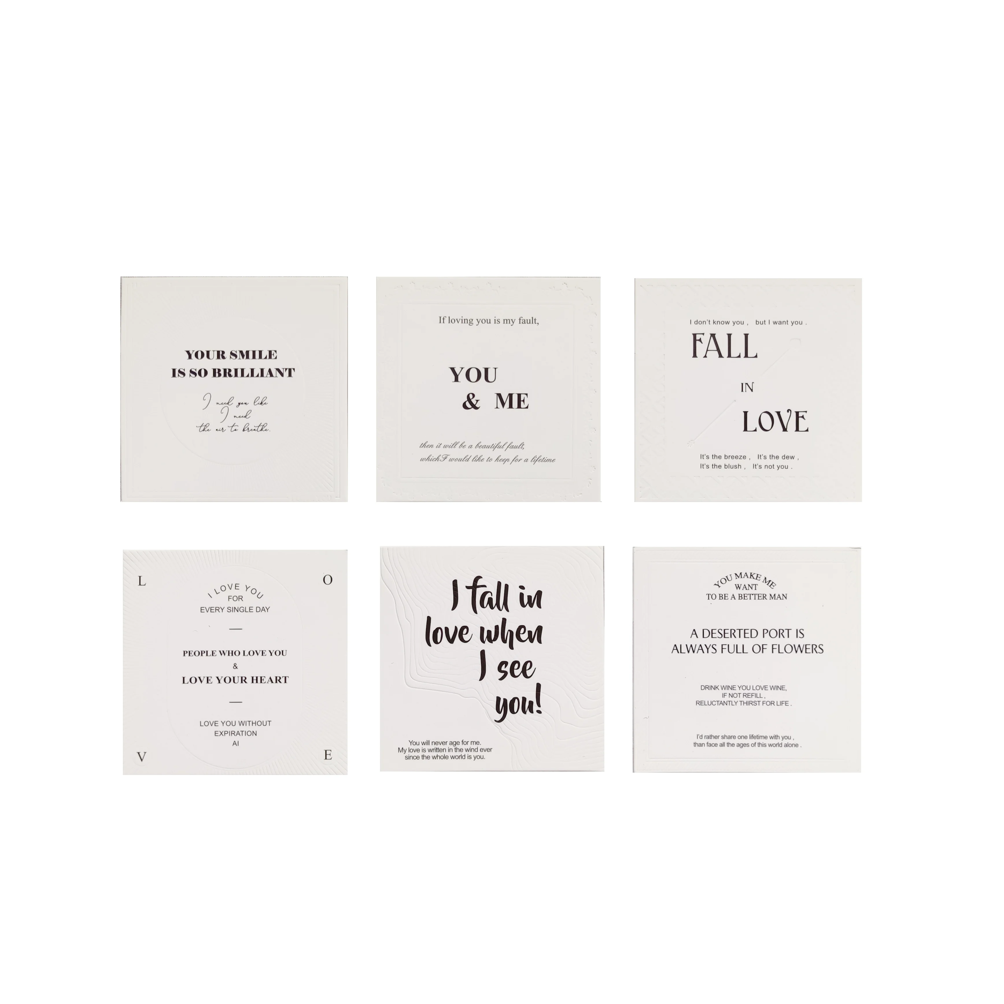 Factory direct sales Custom printed logo paper card business shopping tag cards Greeting card