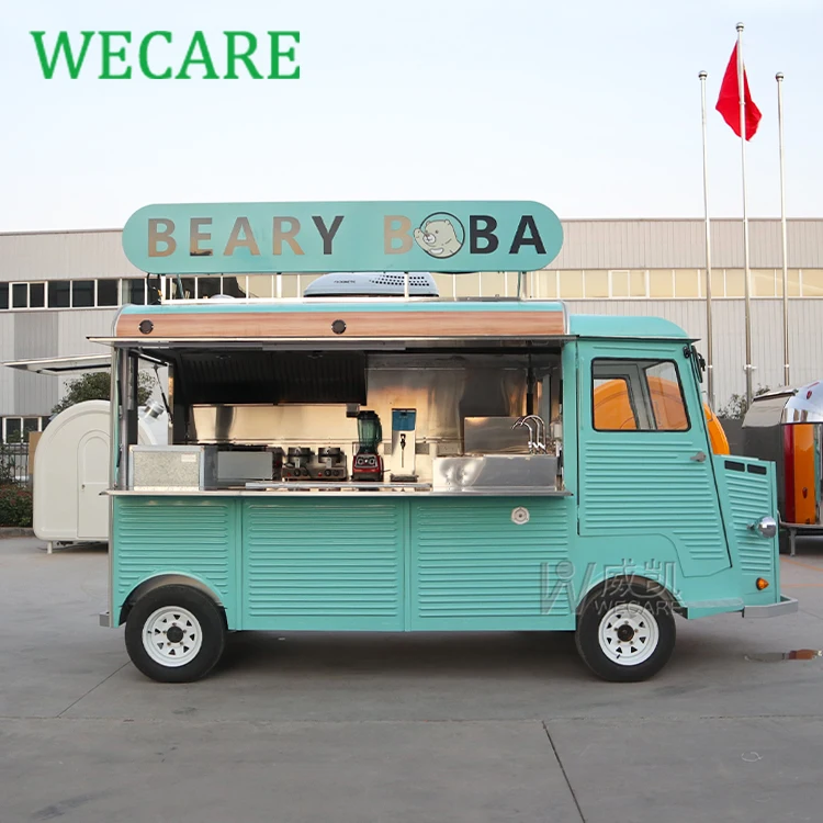 WECARE Electric Mobile Citroen Hy Van Trailer Food Truck Food Shop Remorque Imbisswagen Foodtruck Mobile Food Trailer for Sale