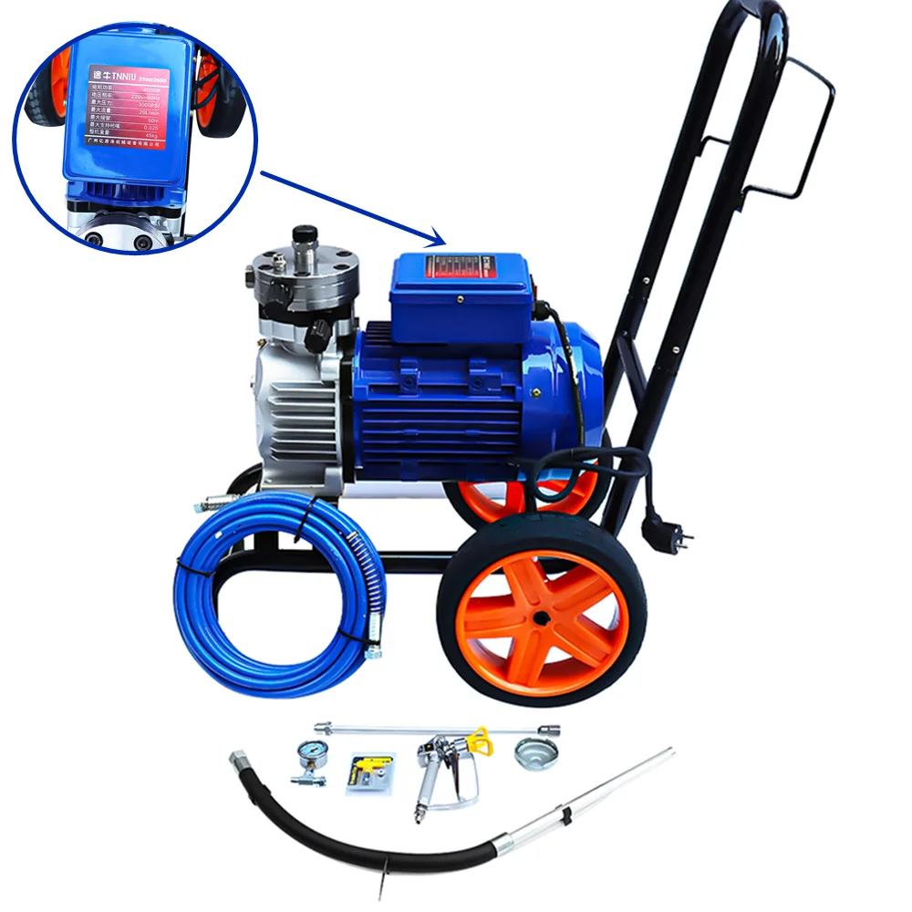 Electric Diaphragm painting tool high pressure Spray paint machine airless paint sprayer machine For latex putty painting