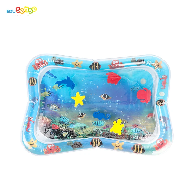 Новый водный игровой коврик надувные детские сенсорные Обучающие игрушки Интеллектуальный Океанский животный плавающий ПВХ
