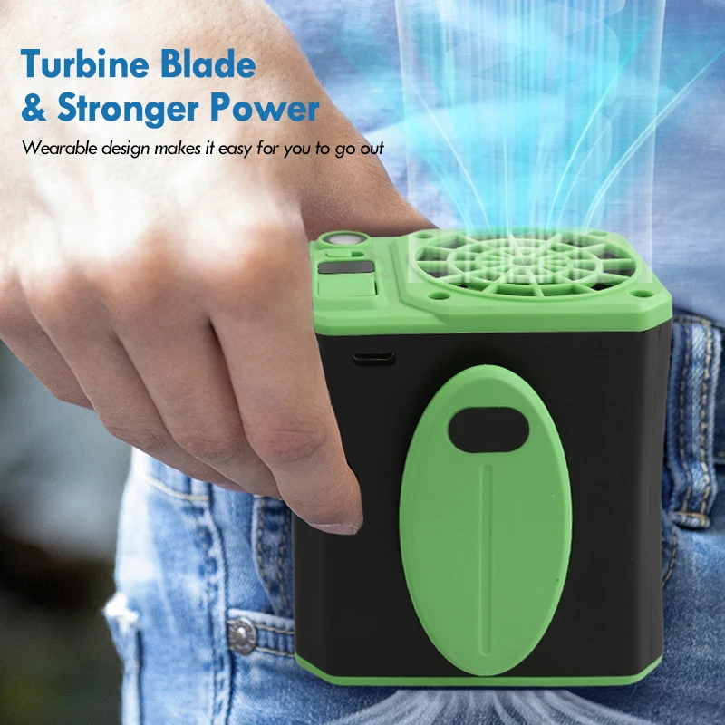 Перезаряжаемый портативный вентилятор с 3 скоростями
