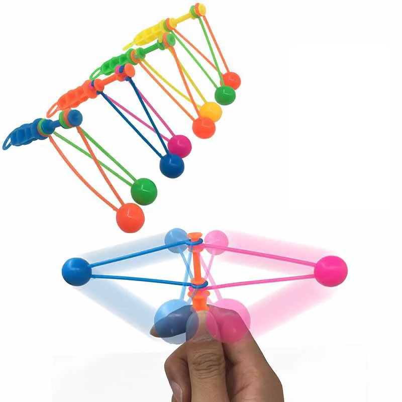 Hand Double Touch Ball Plastic Classic Nostalgic Leisure Toy Pendulum Combination Set