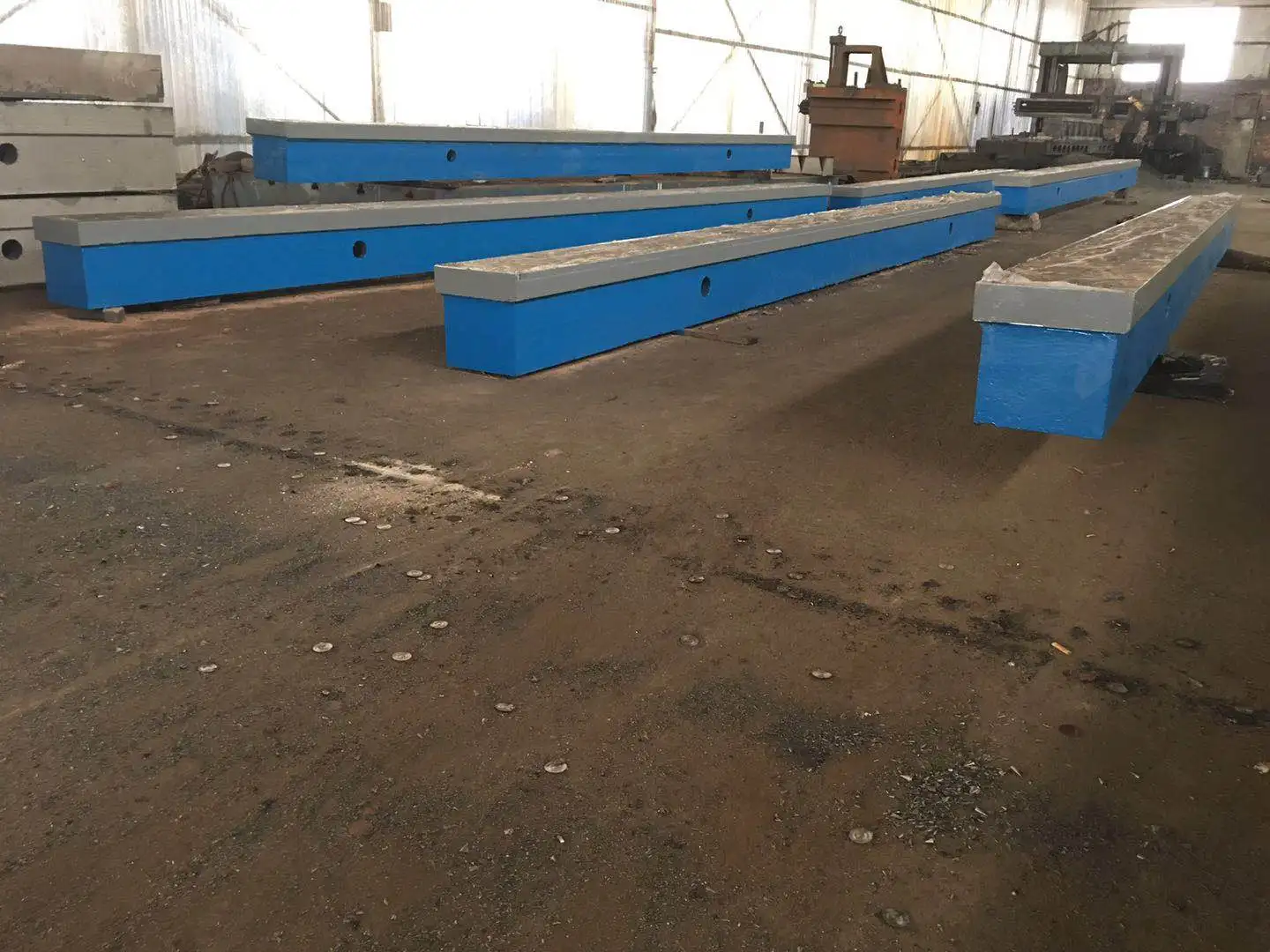 Manual polishing plane cnc machine tool cast iron lapping bed plate inspection platform