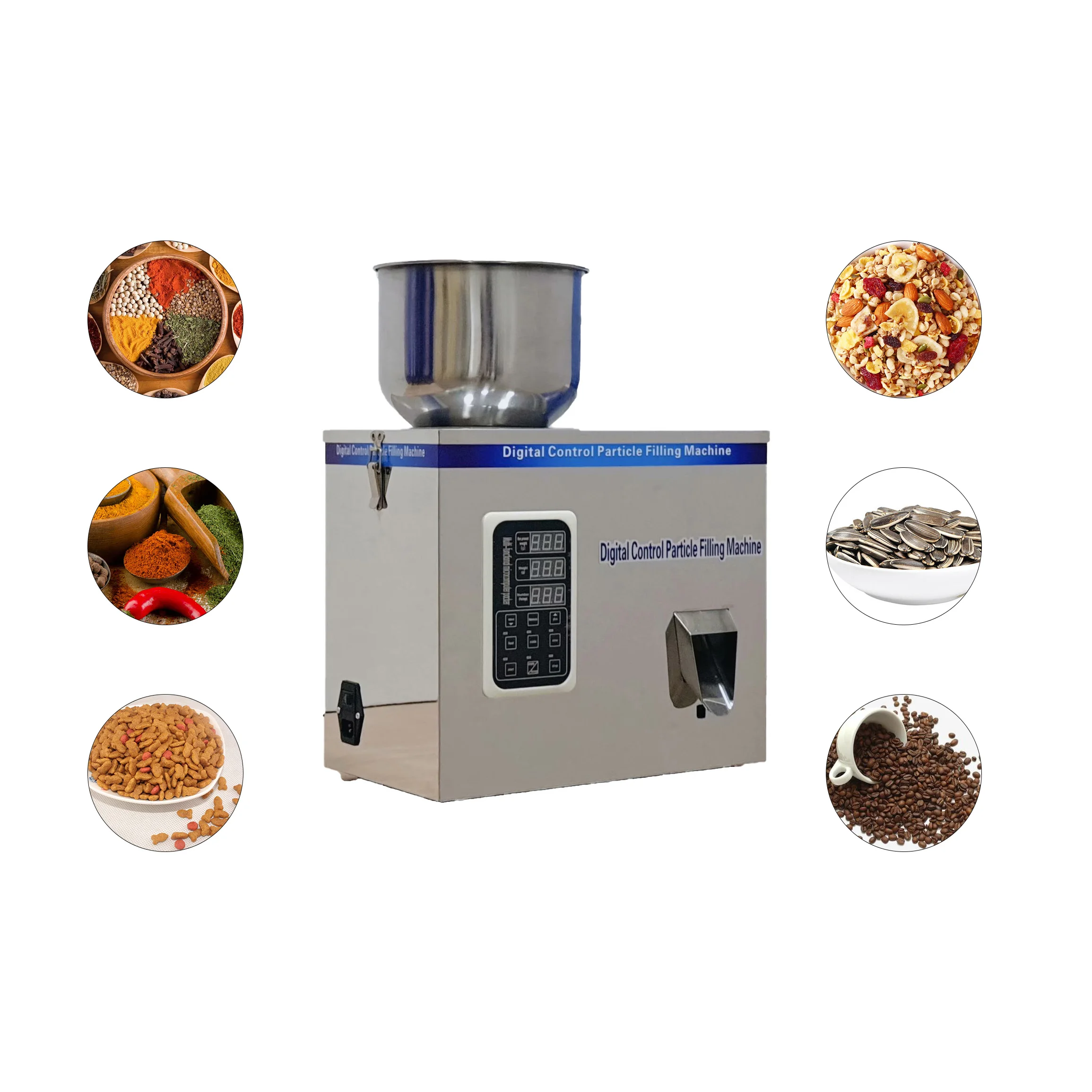 Small quantitative coffee powder stick bean packing refined salt packaging machinery  tablet filling machine