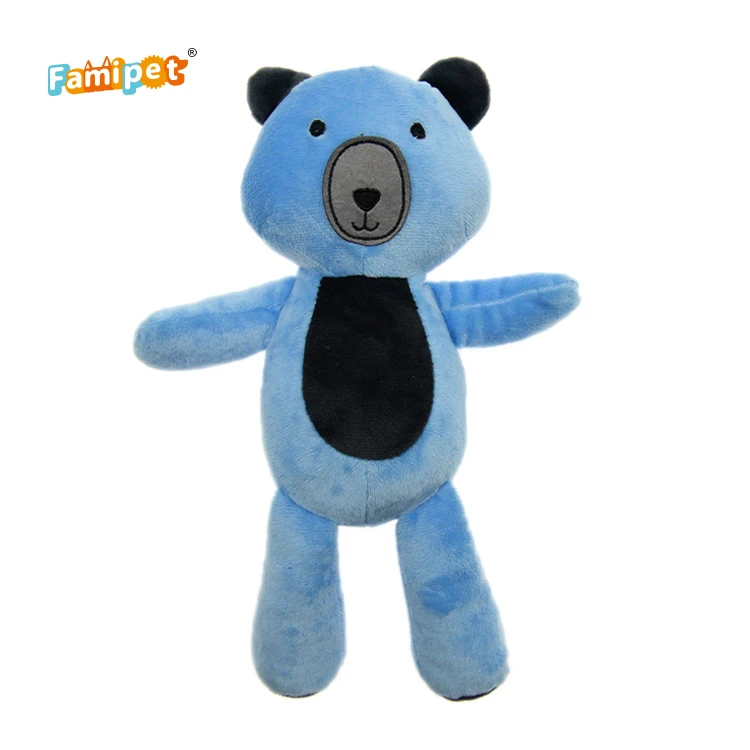 
Pet Toys Dog Supplies China Manufacture Dog Chew Toys Blue Bears 