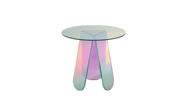 Modern Round Coffee Table Living Room Acrylic Smart Coffee Table For Home Decor